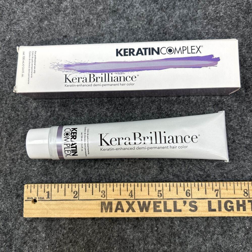 Keratin Complex KeraBrilliance 4.6 4R Medium Auburn Brown Demi Permanent SEALED